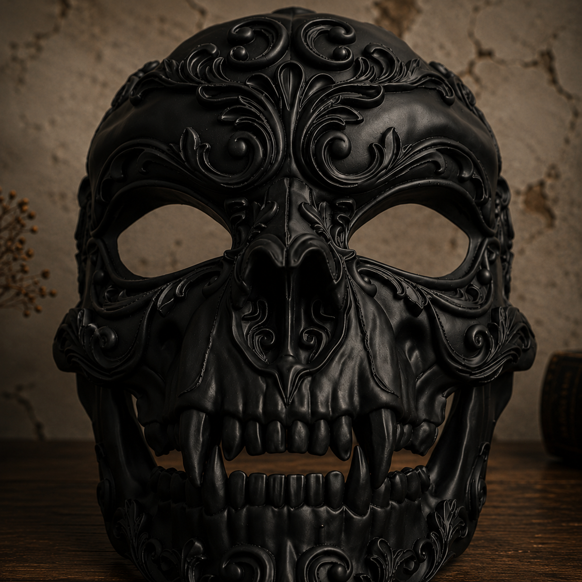 The Crimson Revenant — Vampire Skull Mask by Gremlin Relics