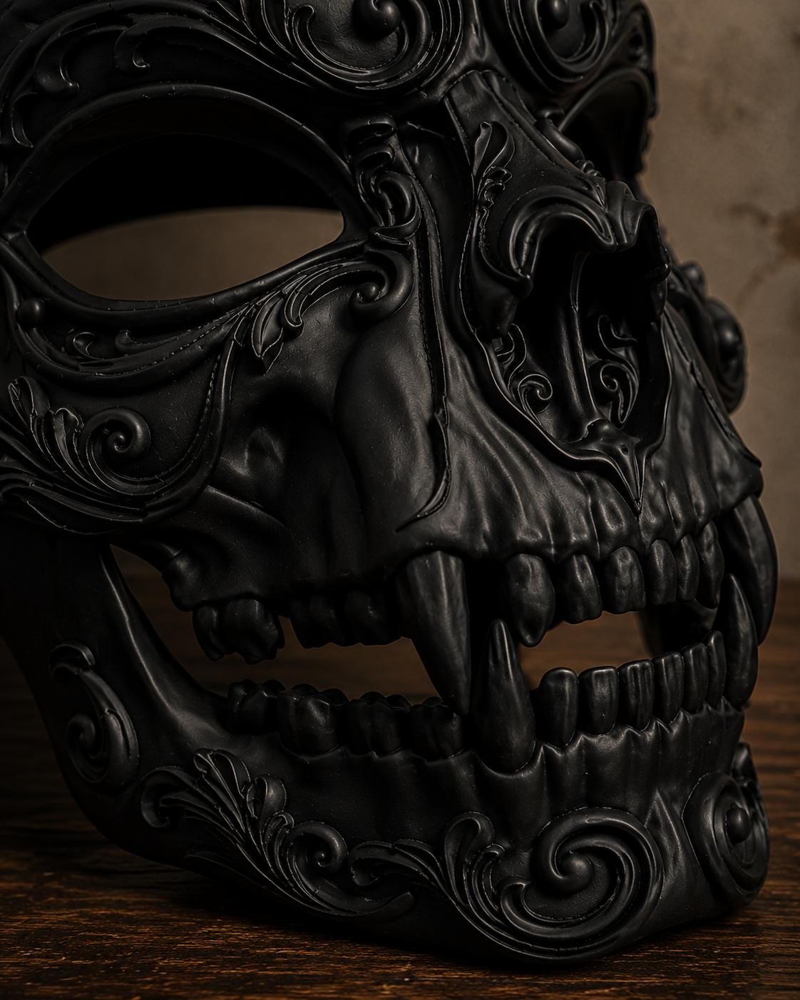 The Crimson Revenant — Vampire Skull Mask by Gremlin Relics