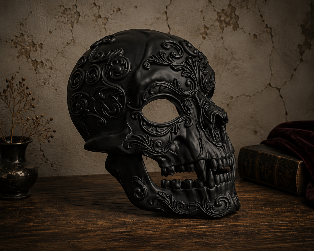 The Crimson Revenant — Vampire Skull Mask by Gremlin Relics