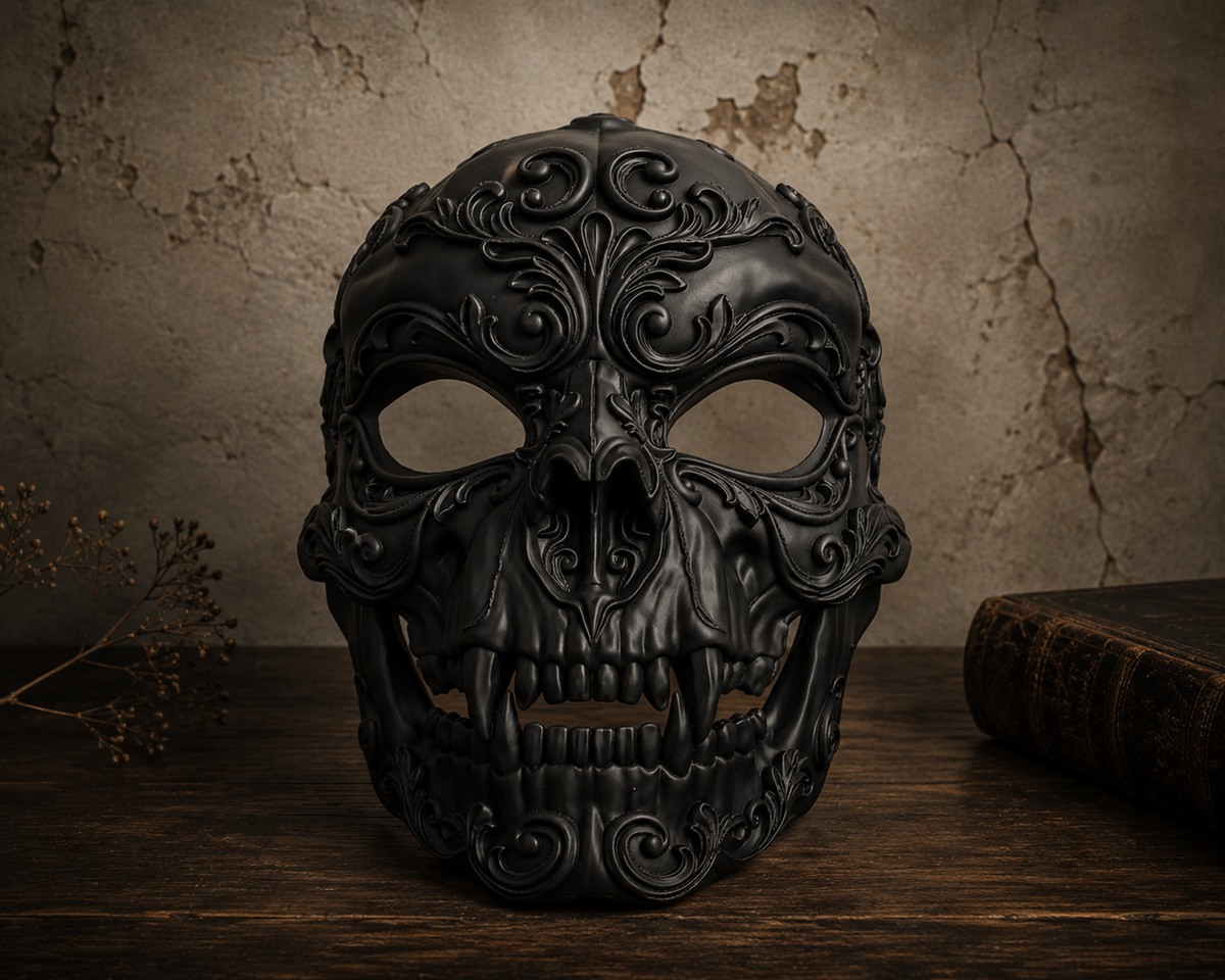 The Crimson Revenant — Vampire Skull Mask by Gremlin Relics