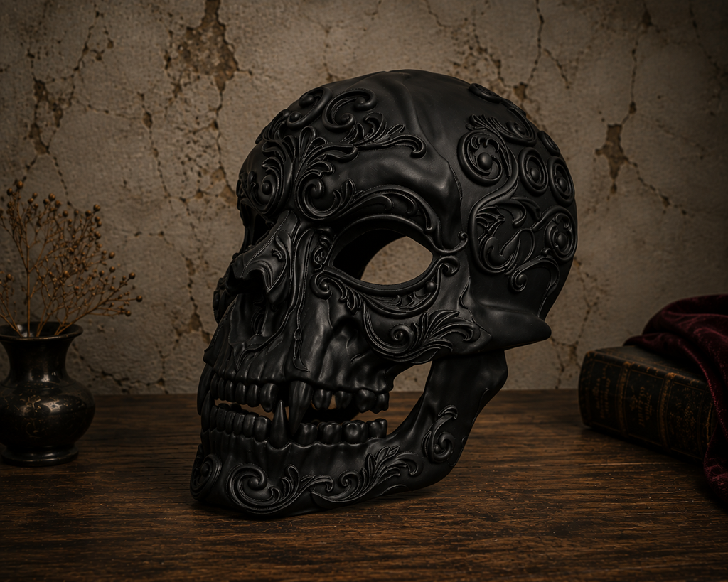 The Crimson Revenant — Vampire Skull Mask by Gremlin Relics
