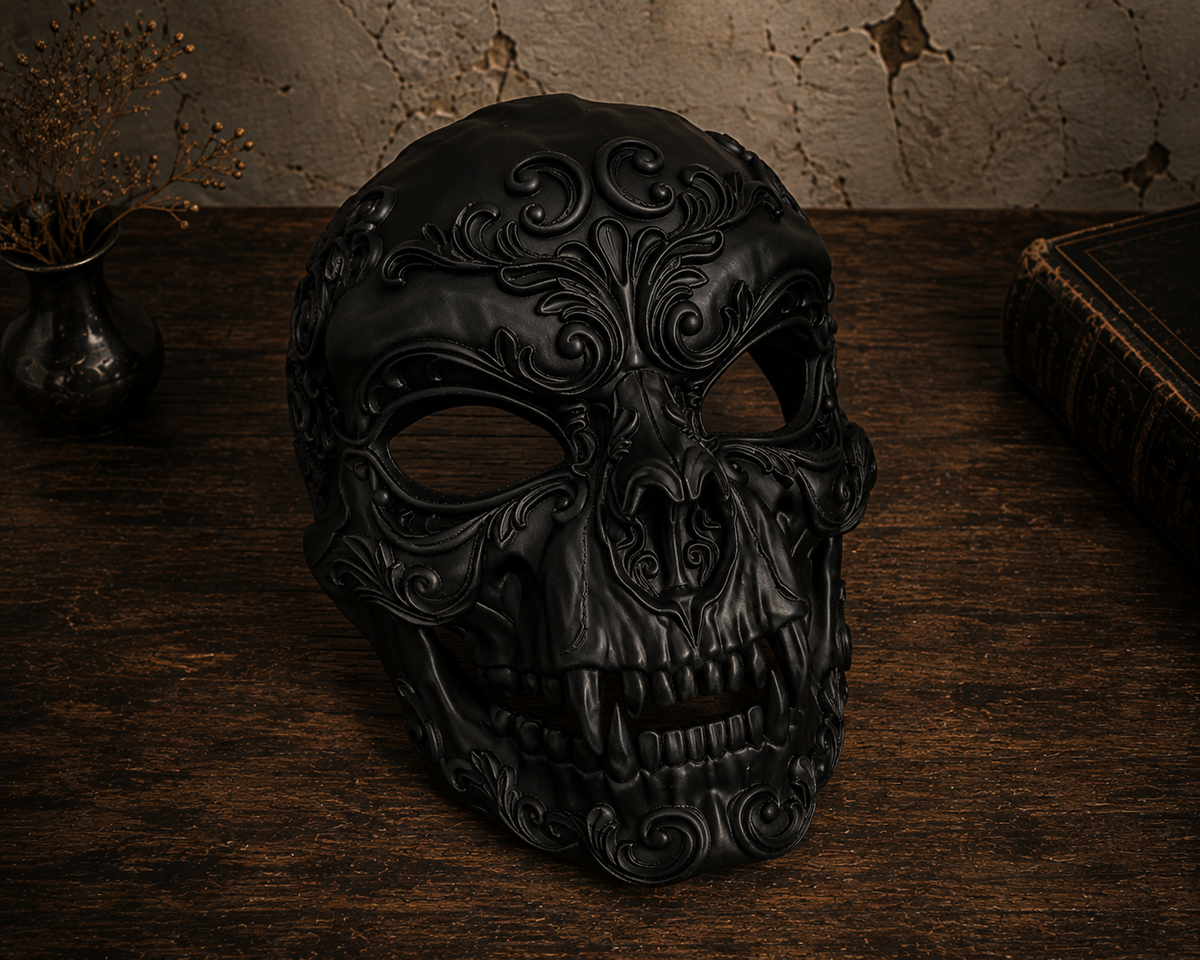 The Crimson Revenant — Vampire Skull Mask by Gremlin Relics