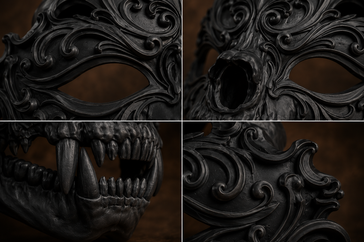 The Chimera's Revel — Beast Masquerade Mask by Gremlin Relics