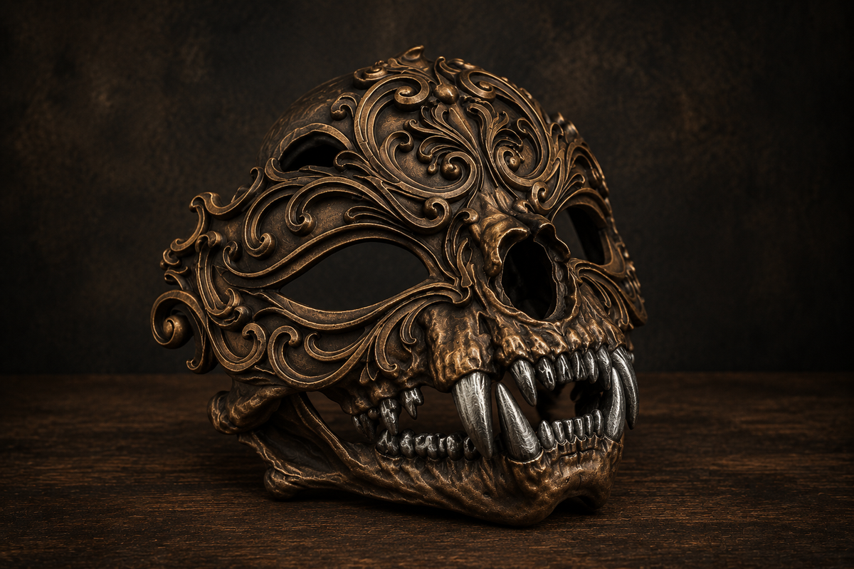 The Chimera's Revel — Beast Masquerade Mask by Gremlin Relics