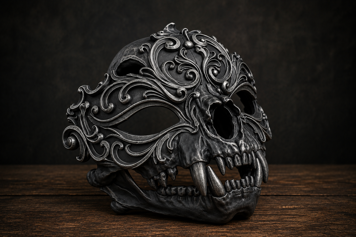 The Chimera's Revel — Beast Masquerade Mask by Gremlin Relics