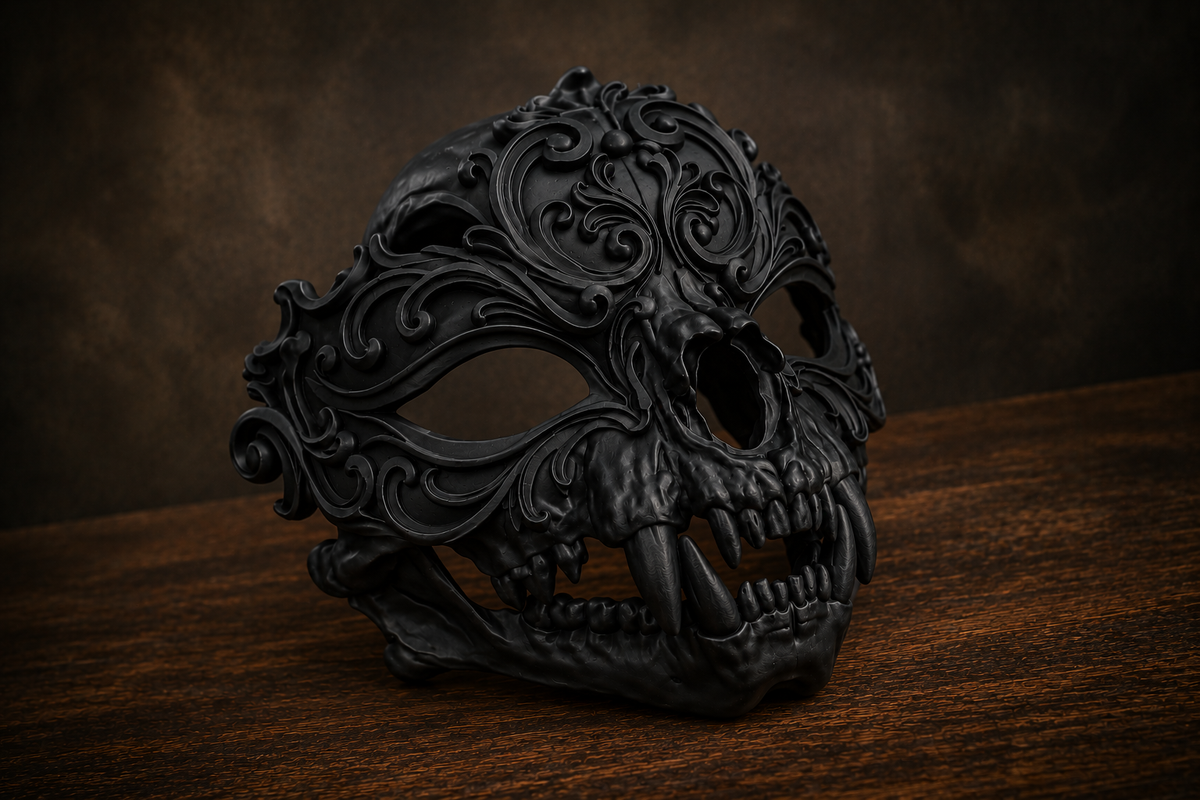 The Chimera's Revel — Beast Masquerade Mask by Gremlin Relics