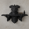The Abyssal Wyrm — Sea Dragon Wall Shelf by Gremlin Relics
