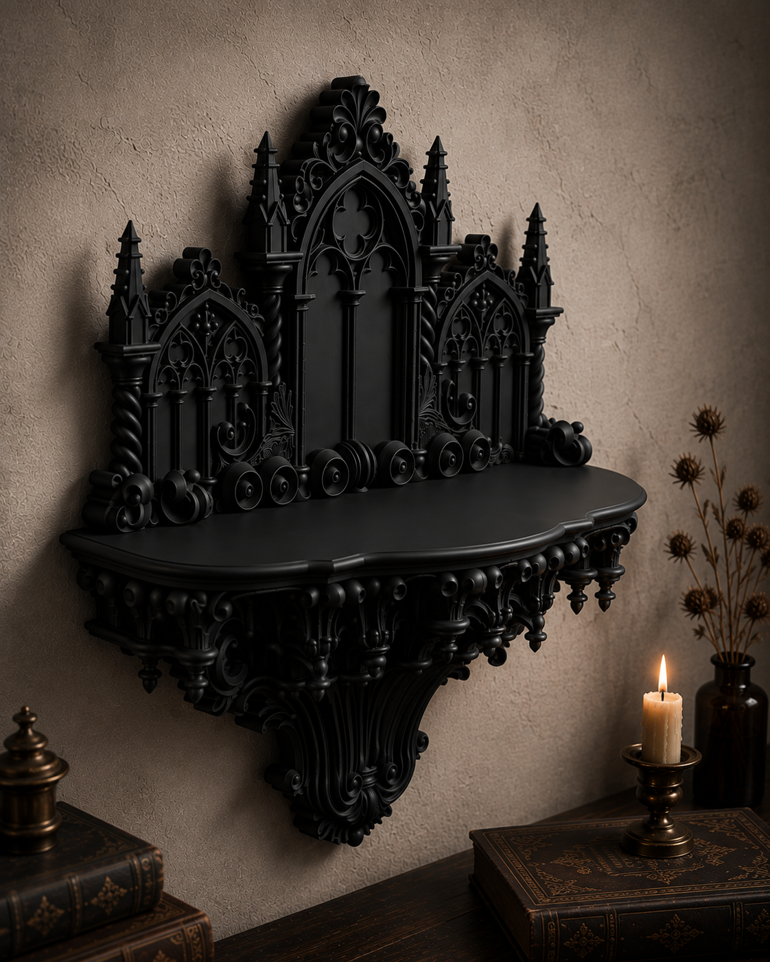 The Curios Chapel — Curio Display Shelf by Gremlin Relics