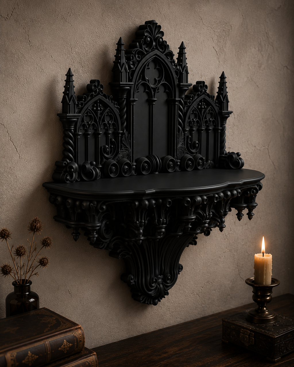 The Curios Chapel — Curio Display Shelf by Gremlin Relics