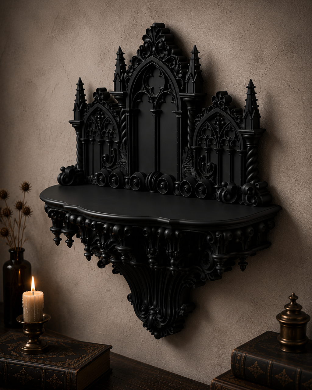 The Curios Chapel — Curio Display Shelf by Gremlin Relics