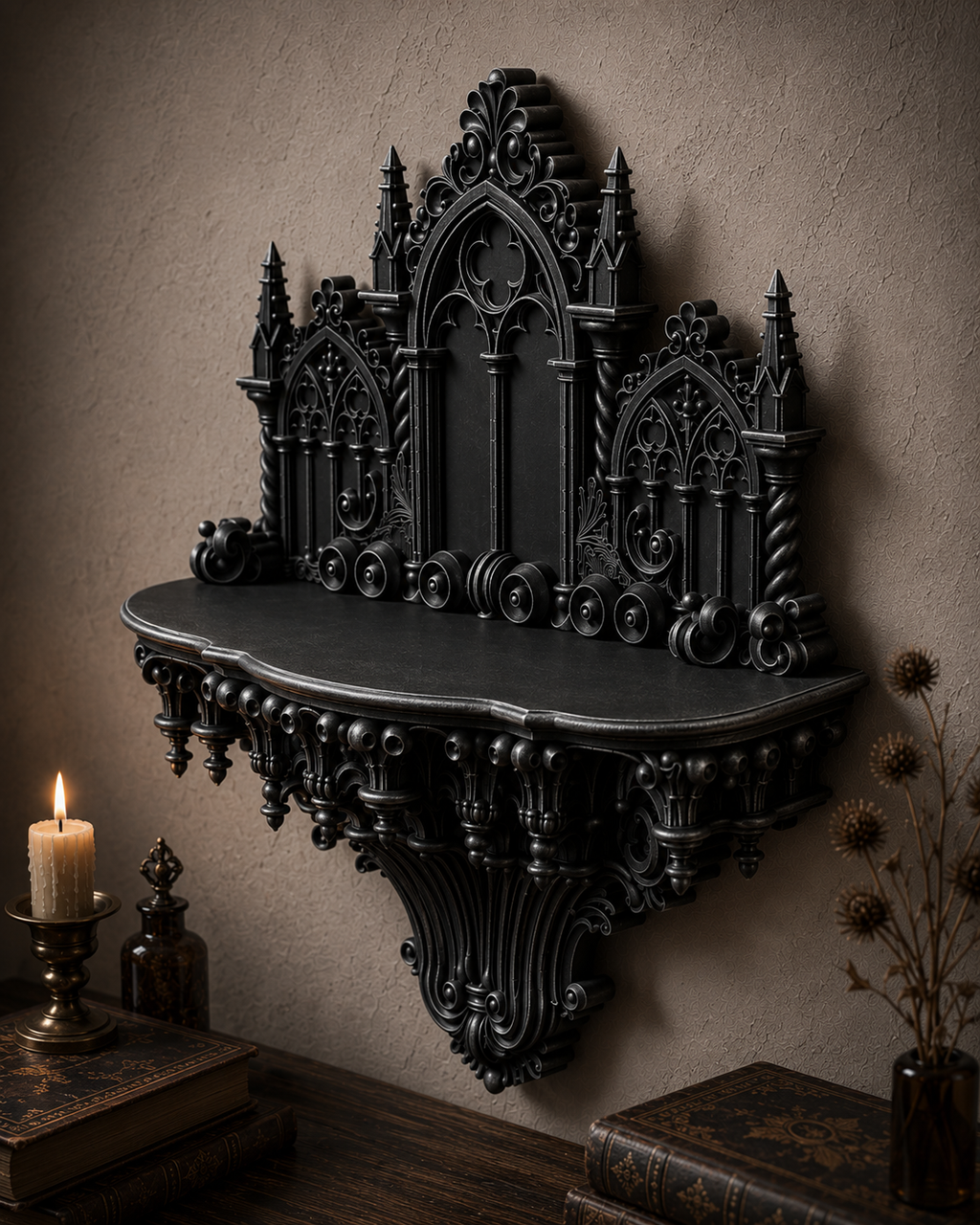 The Curios Chapel — Curio Display Shelf by Gremlin Relics