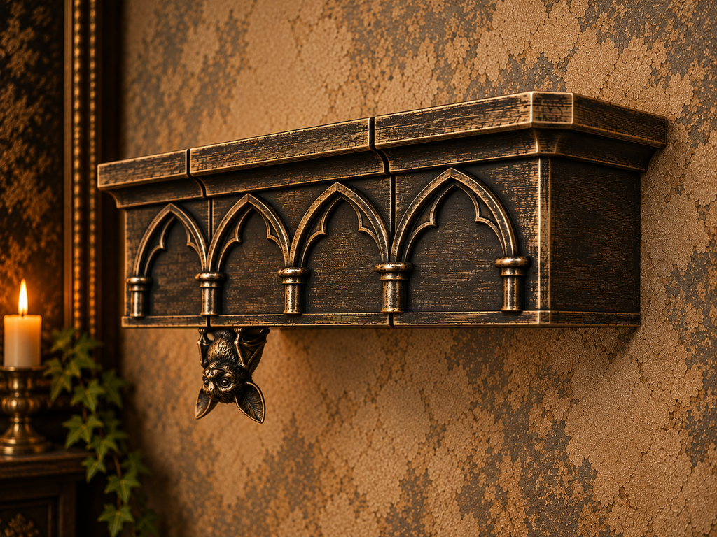 The Colony Roost — Giant Bat Wall Shelf by Gremlin Relics
