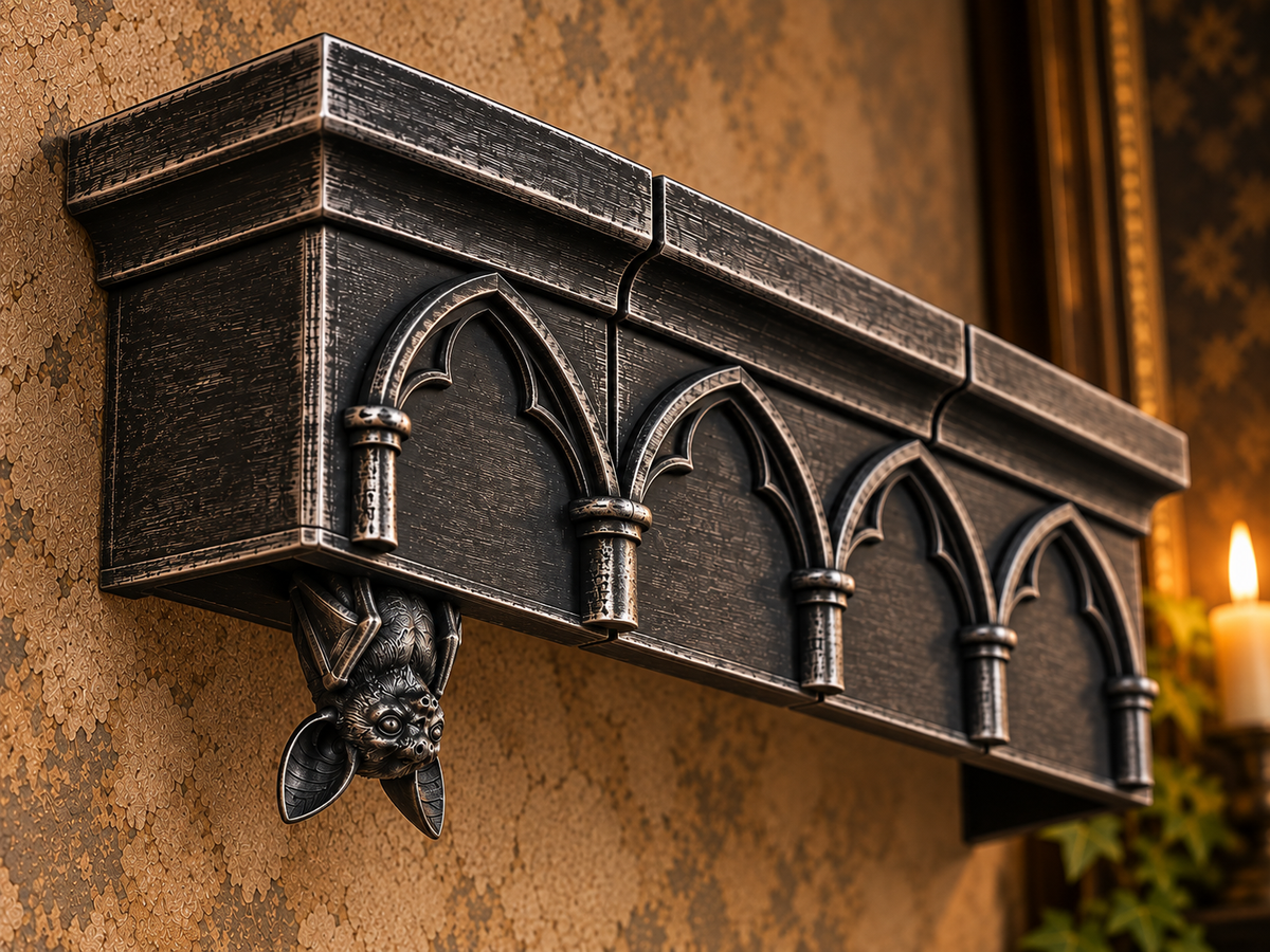 The Colony Roost — Giant Bat Wall Shelf by Gremlin Relics