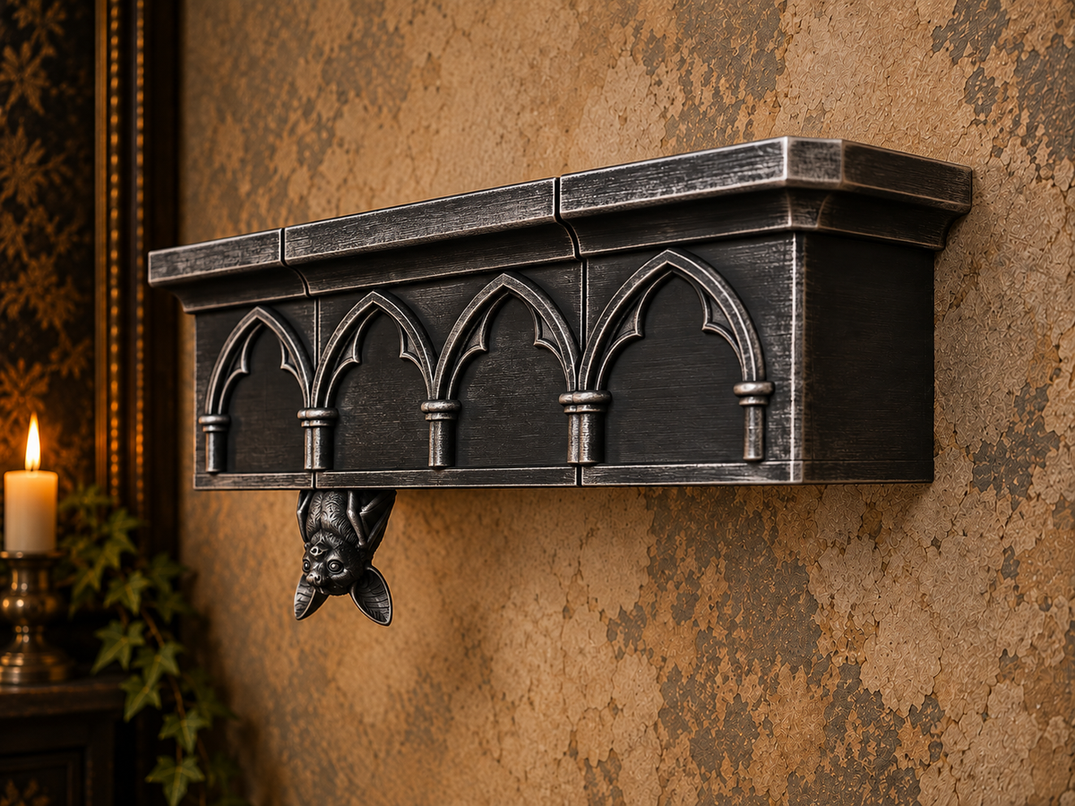The Colony Roost — Giant Bat Wall Shelf by Gremlin Relics
