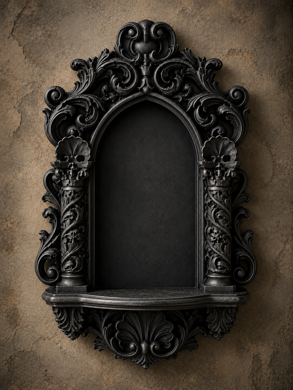The Reliquary Arch — Arch Wall Shelf by Gremlin Relics
