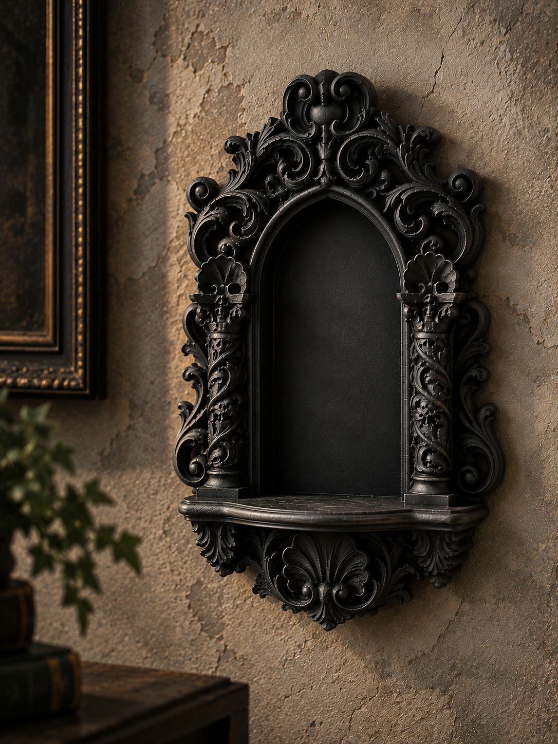 The Reliquary Arch — Arch Wall Shelf by Gremlin Relics