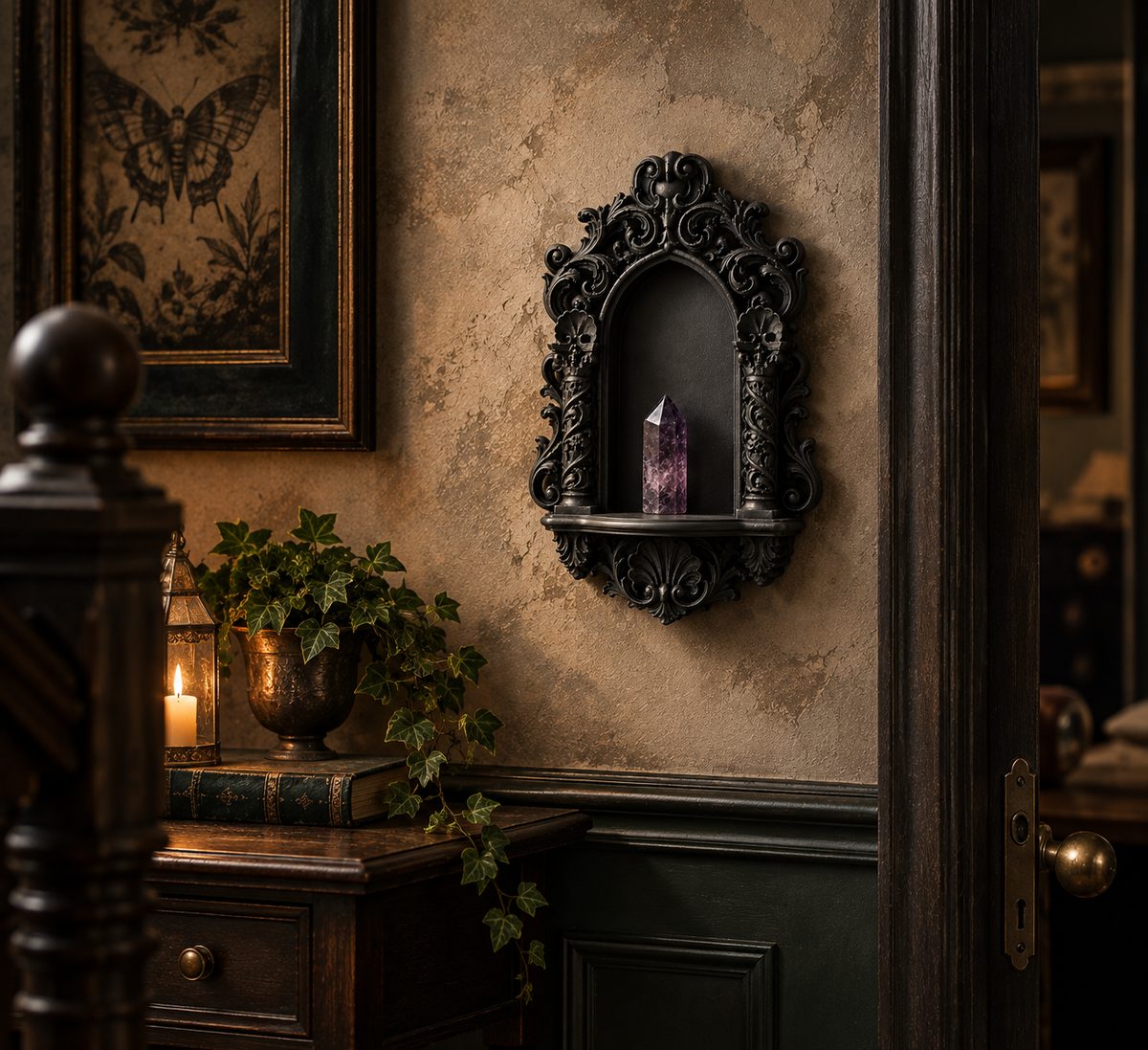 The Reliquary Arch — Arch Wall Shelf by Gremlin Relics
