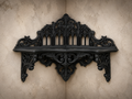 The Black Court — Corner Wall Shelf by Gremlin Relics