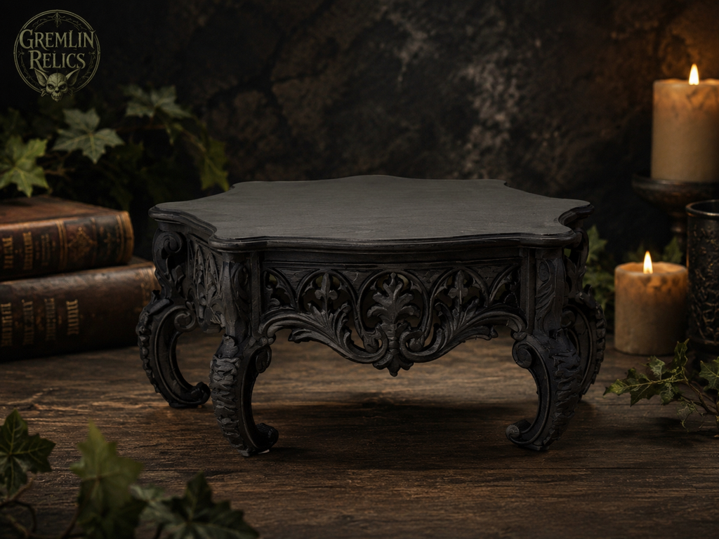 The Royal Reliquary — Ornate Plant Stand by Gremlin Relics
