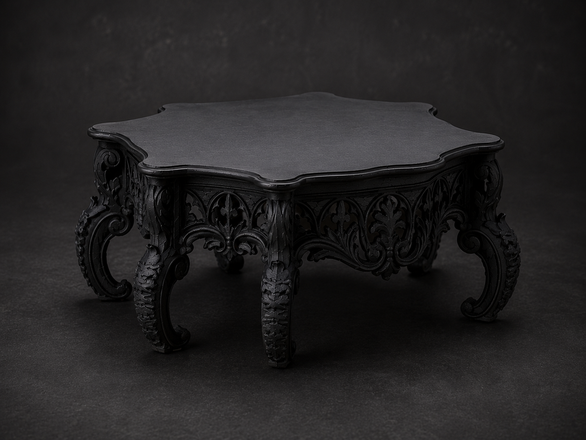The Royal Reliquary — Ornate Plant Stand by Gremlin Relics
