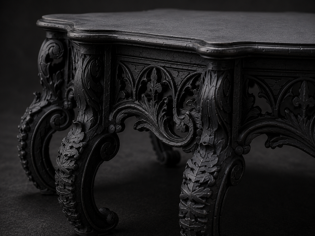 The Royal Reliquary — Ornate Plant Stand by Gremlin Relics