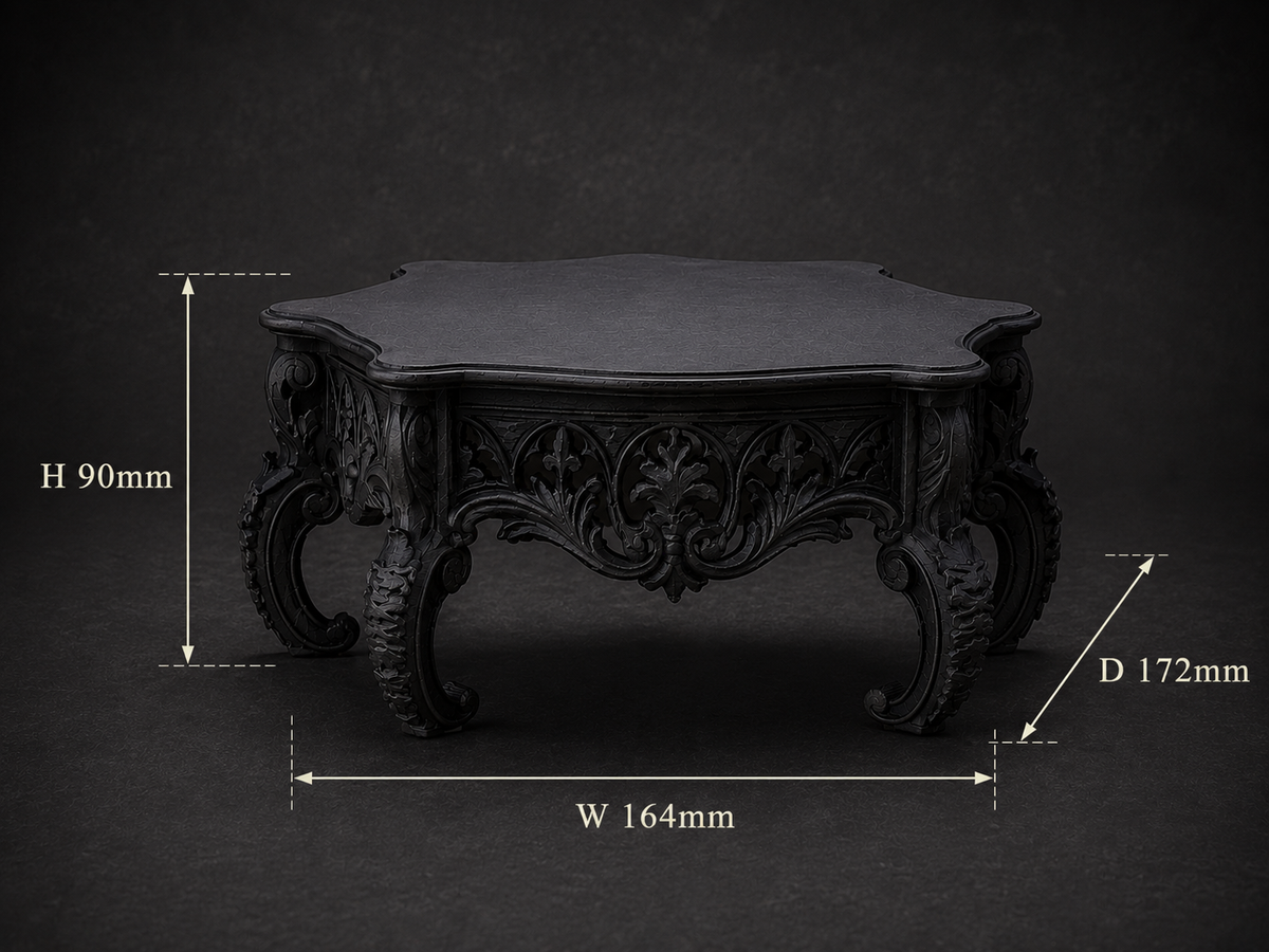 The Royal Reliquary — Ornate Plant Stand by Gremlin Relics