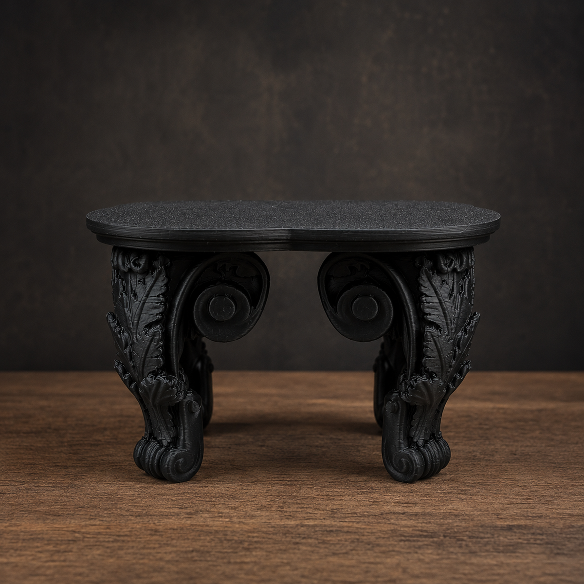 The Ebony Pedestal — Tabletop Plant Stand by Gremlin Relics