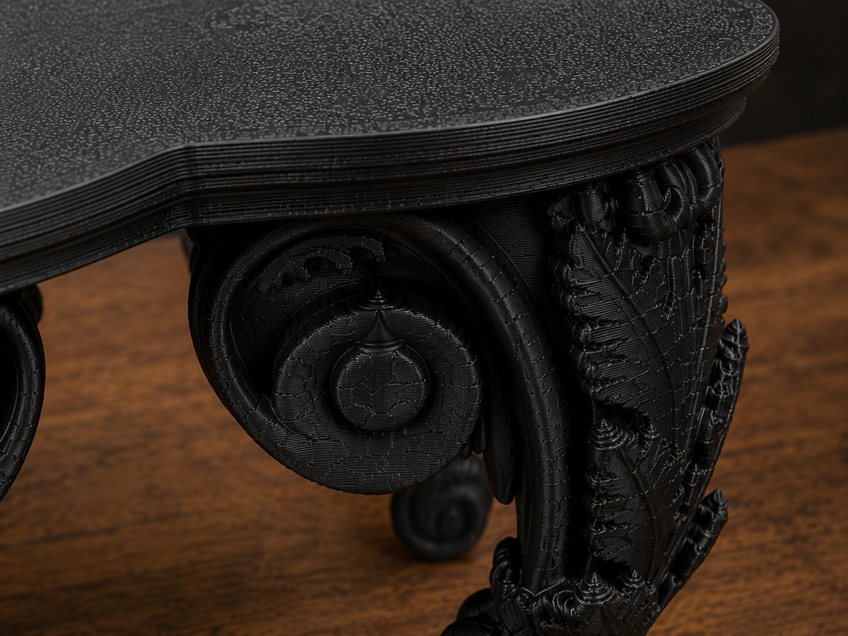 The Ebony Pedestal — Tabletop Plant Stand by Gremlin Relics