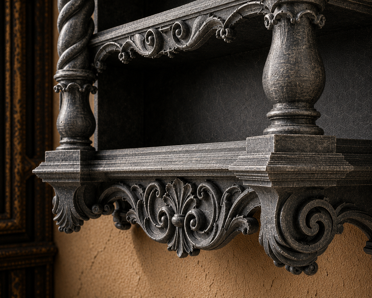 The Royal Gallery — Miniature Display Shelf by Gremlin Relics