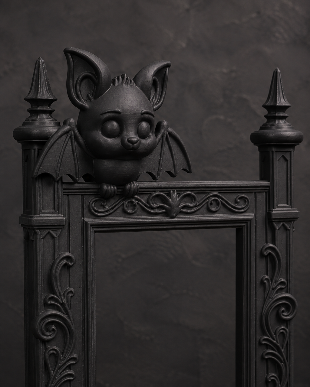 The Fledgling — Baby Bat Photo Frame by Gremlin Relics