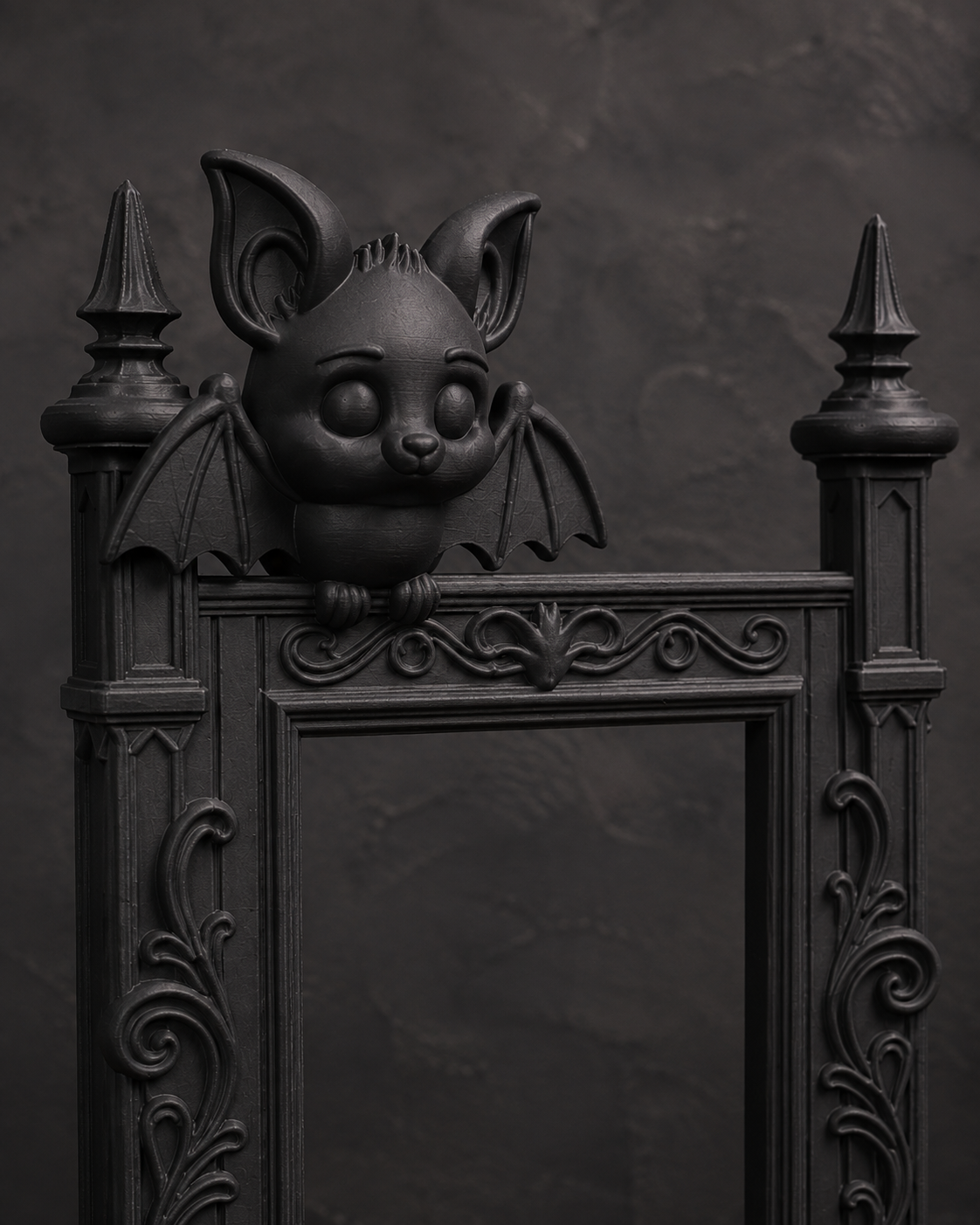 The Fledgling — Baby Bat Photo Frame by Gremlin Relics