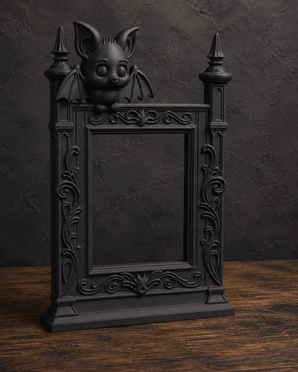 The Fledgling — Baby Bat Photo Frame by Gremlin Relics