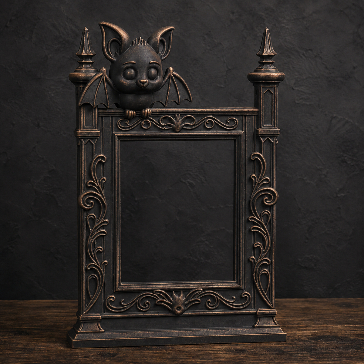 The Fledgling — Baby Bat Photo Frame by Gremlin Relics