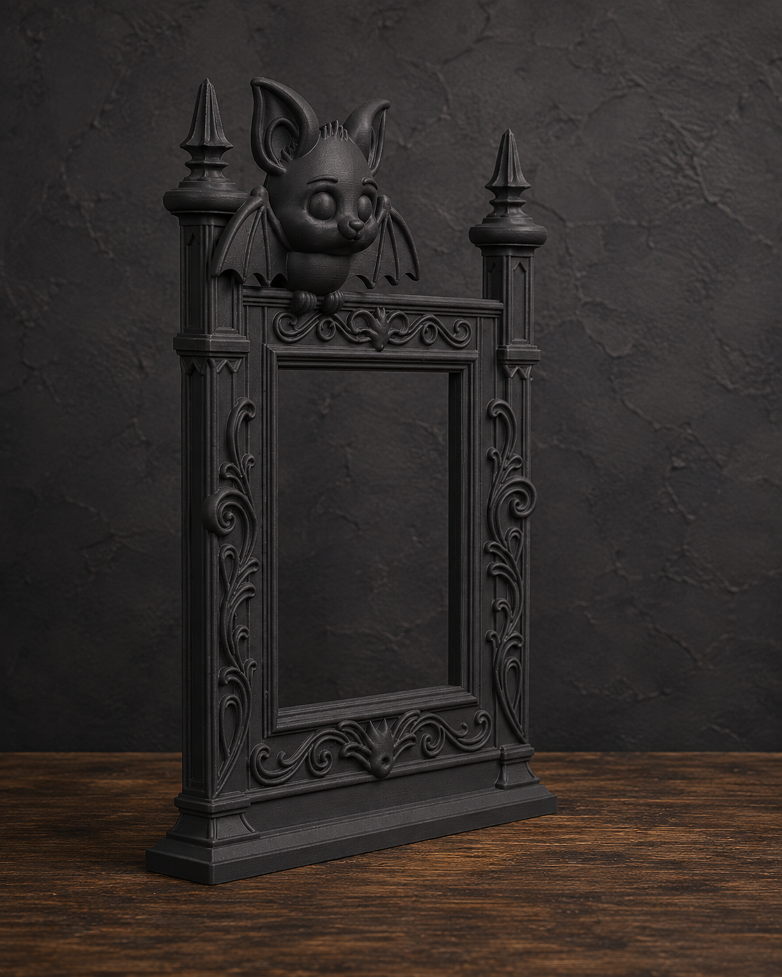The Fledgling — Baby Bat Photo Frame by Gremlin Relics
