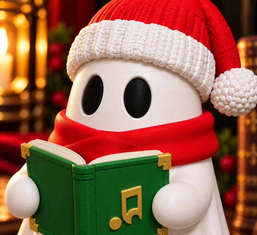 Gremlin Relics Christmas Ghost Collection — Cute 3D Printed Festive Ghosts by Gremlin Relics