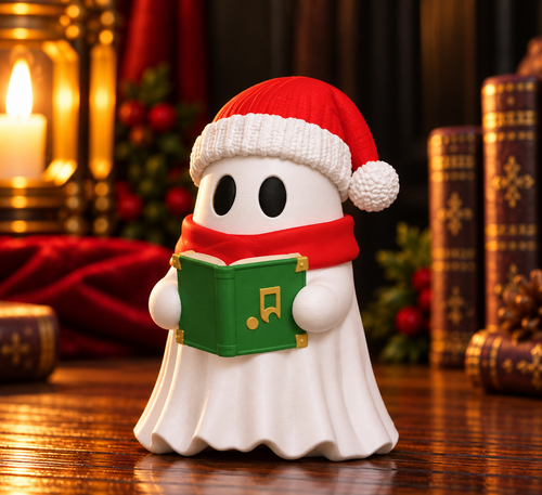 Gremlin Relics Christmas Ghost Collection — Cute 3D Printed Festive Ghosts by Gremlin Relics