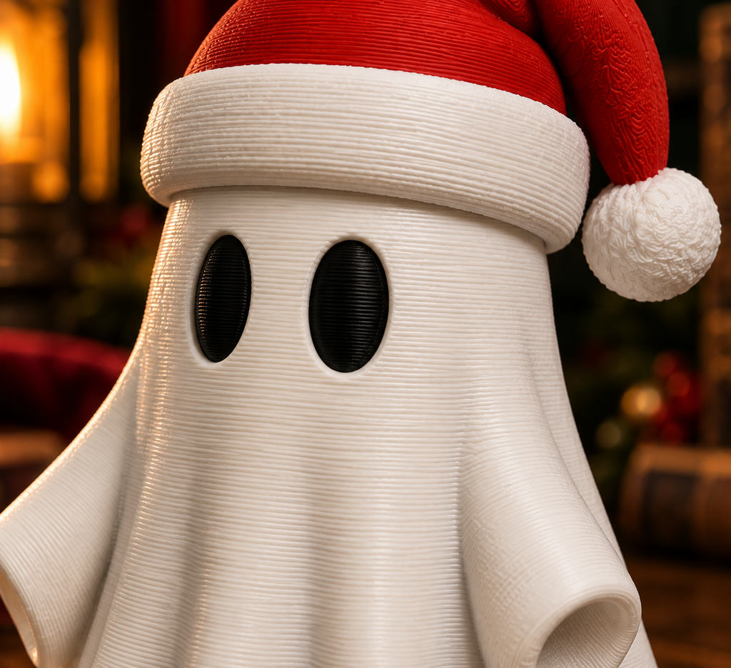 Gremlin Relics Christmas Ghost Collection — Cute 3D Printed Festive Ghosts by Gremlin Relics