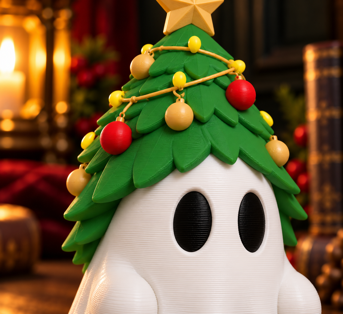 Gremlin Relics Christmas Ghost Collection — Cute 3D Printed Festive Ghosts by Gremlin Relics