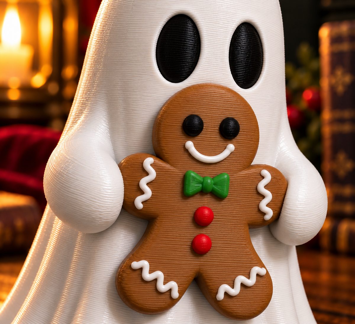 Gremlin Relics Christmas Ghost Collection — Cute 3D Printed Festive Ghosts by Gremlin Relics