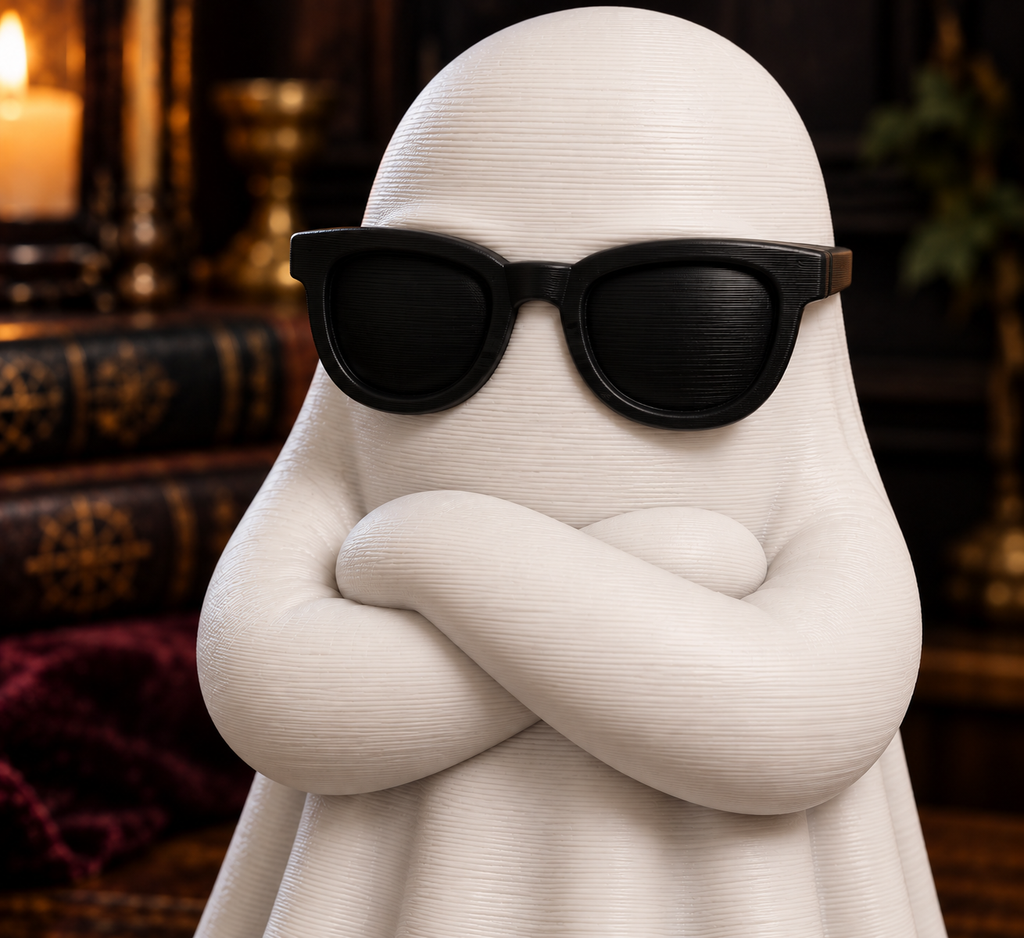 Gremlin Relics Life After Death Ghost Collection — Cute 3D Printed Deadpan Ghosts - Humour by Gremlin Relics