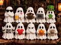 Gremlin Relics Life After Death Ghost Collection — Cute 3D Printed Deadpan Ghosts - Humour by Gremlin Relics