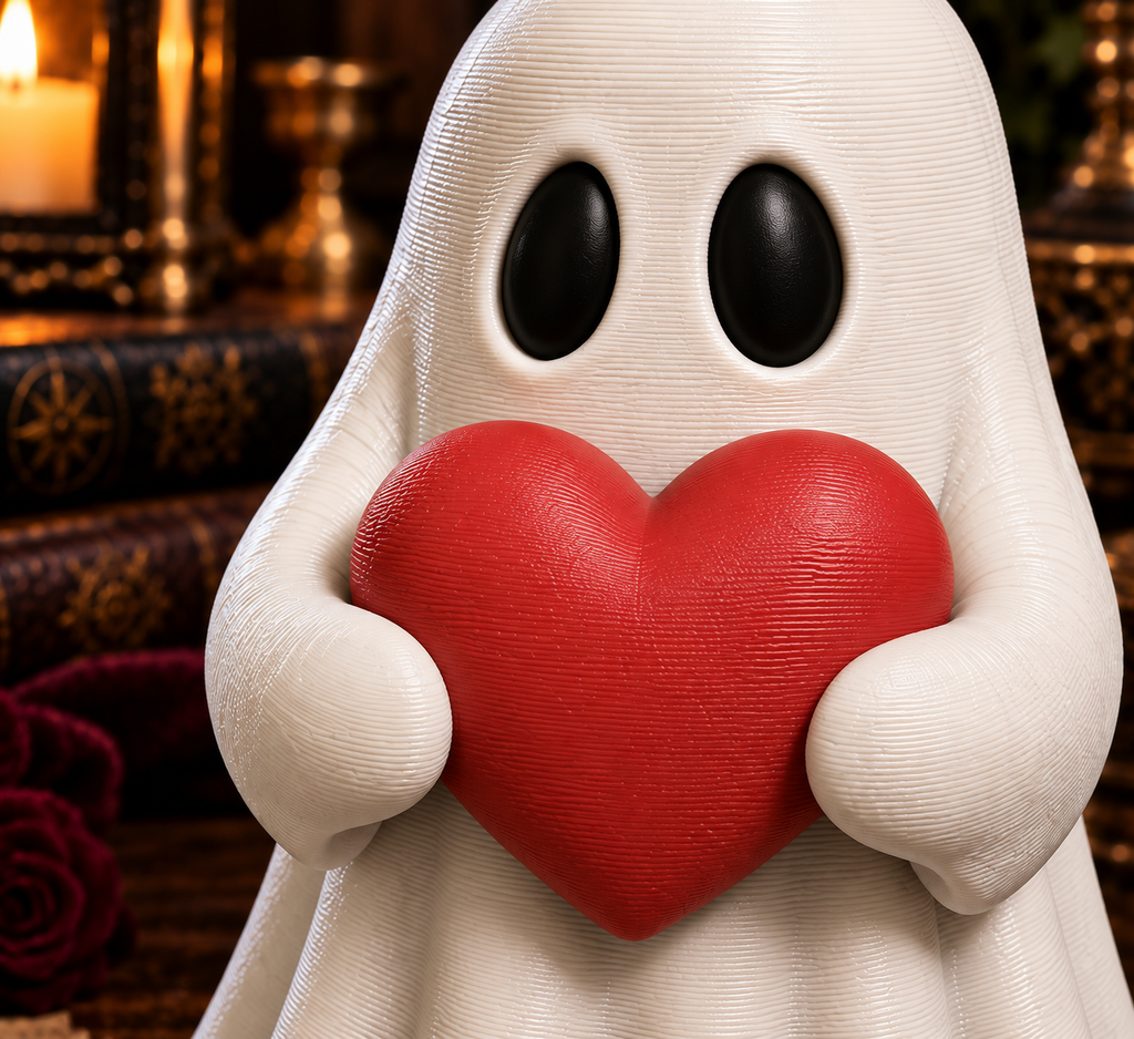 Gremlin Relics Life After Death Ghost Collection — Cute 3D Printed Deadpan Ghosts - Humour by Gremlin Relics