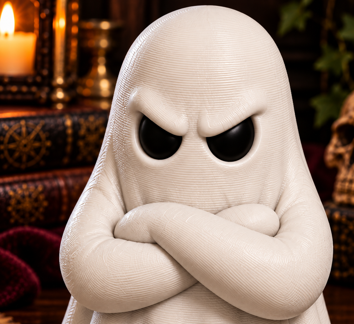 Gremlin Relics Life After Death Ghost Collection — Cute 3D Printed Deadpan Ghosts - Humour by Gremlin Relics