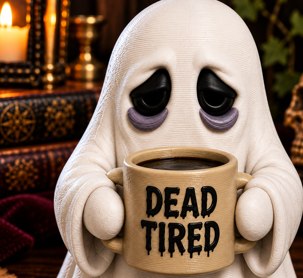 Gremlin Relics Life After Death Ghost Collection — Cute 3D Printed Deadpan Ghosts - Humour by Gremlin Relics
