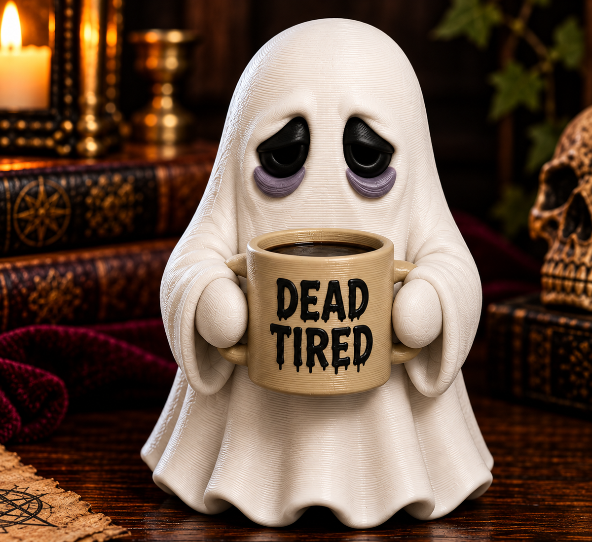 Gremlin Relics Life After Death Ghost Collection — Cute 3D Printed Deadpan Ghosts - Humour by Gremlin Relics