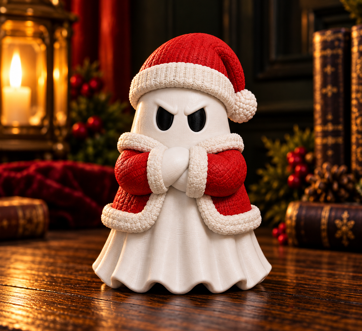Gremlin Relics Christmas Ghost Collection — Cute 3D Printed Festive Ghosts by Gremlin Relics