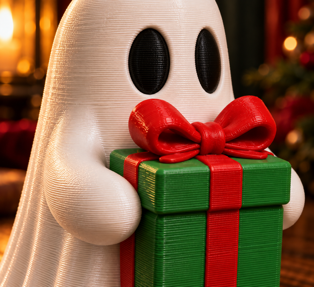 Gremlin Relics Christmas Ghost Collection — Cute 3D Printed Festive Ghosts by Gremlin Relics