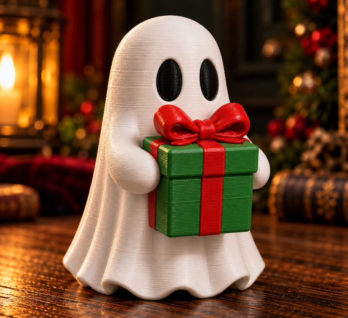 Gremlin Relics Christmas Ghost Collection — Cute 3D Printed Festive Ghosts by Gremlin Relics