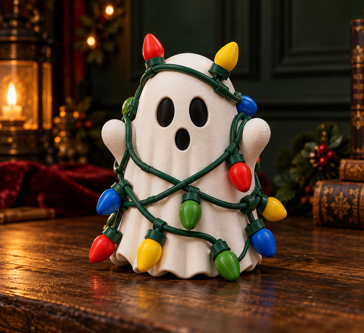 Gremlin Relics Christmas Ghost Collection — Cute 3D Printed Festive Ghosts by Gremlin Relics
