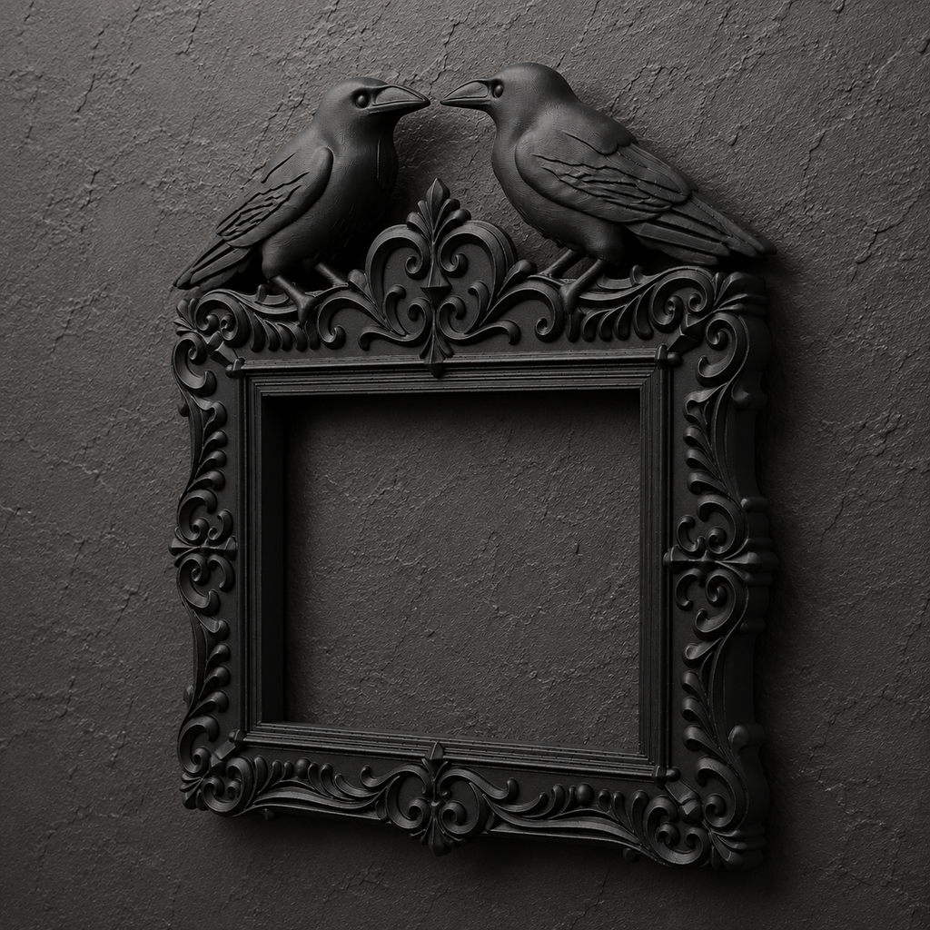 The Unkindness — Twin Raven Photo Frame by Gremlin Relics